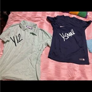 Nike Kids Navy Blue Sports Shirt